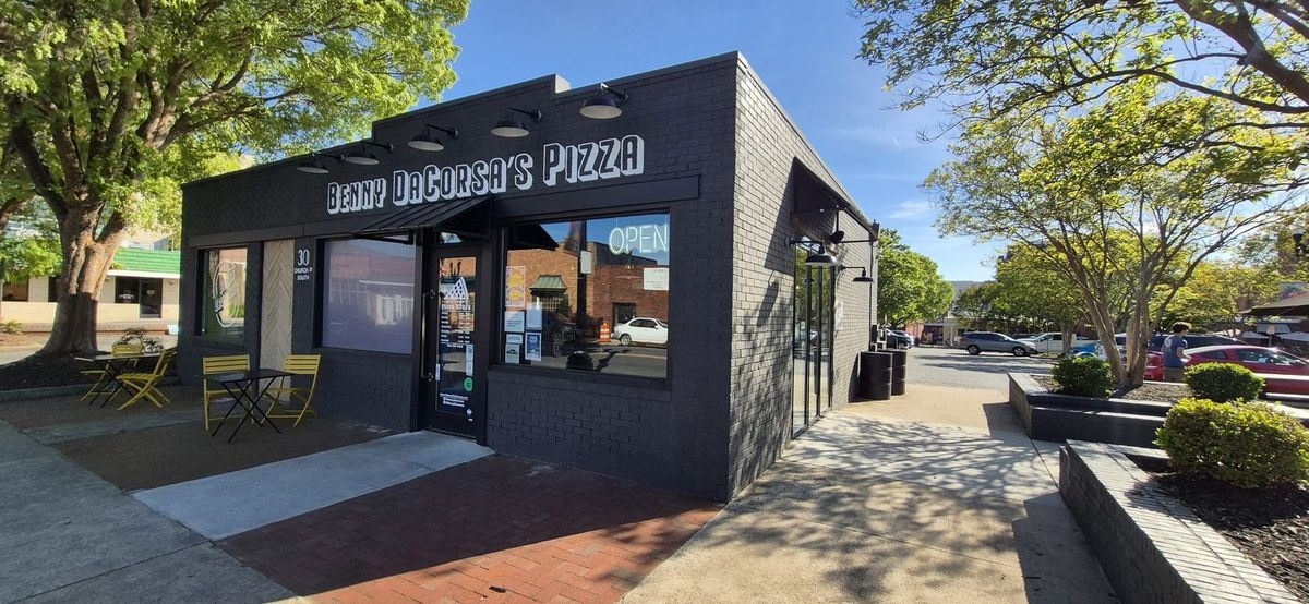 Benny DaCorsa's Pizza storefront Church St S downtown Concord NC