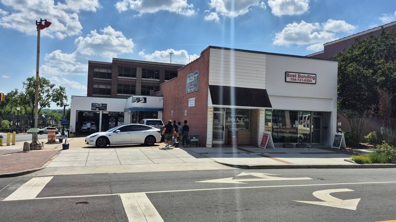 One Stop Corban Union corner Bost Bonding storefront Concord NC